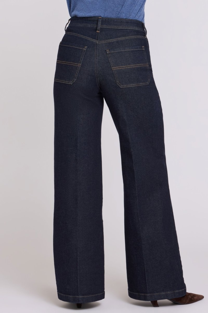 NYDJ Mia Palazzo Jeans With High Rise | Rinse - NYDJ