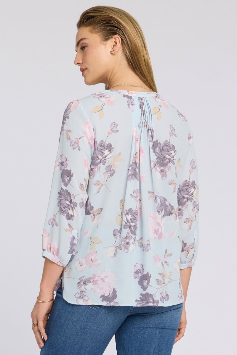 Pintuck Blouse | Graceful Blossom - NYDJ