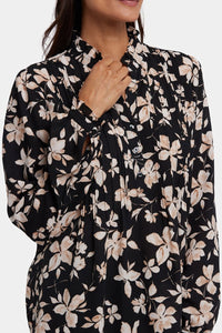 Pleated Front Tunic | Claudette | Top | NYDJ