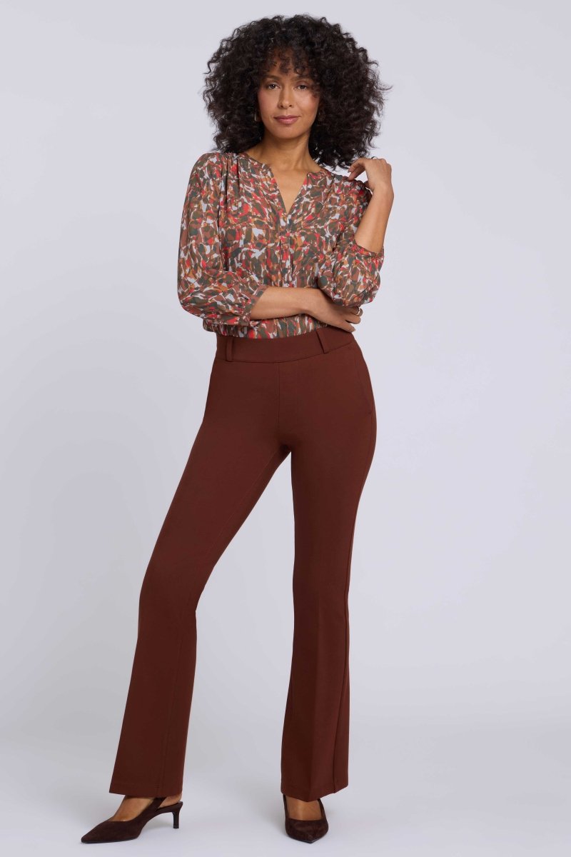 Pull-On Flared Pants Sculpt-Her™ Collection | Chocolate Fondant - NYDJ