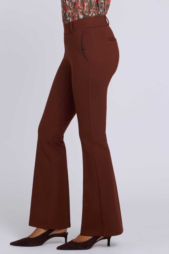 Pull-On Flared Pants Sculpt-Her™ Collection | Chocolate Fondant - NYDJ