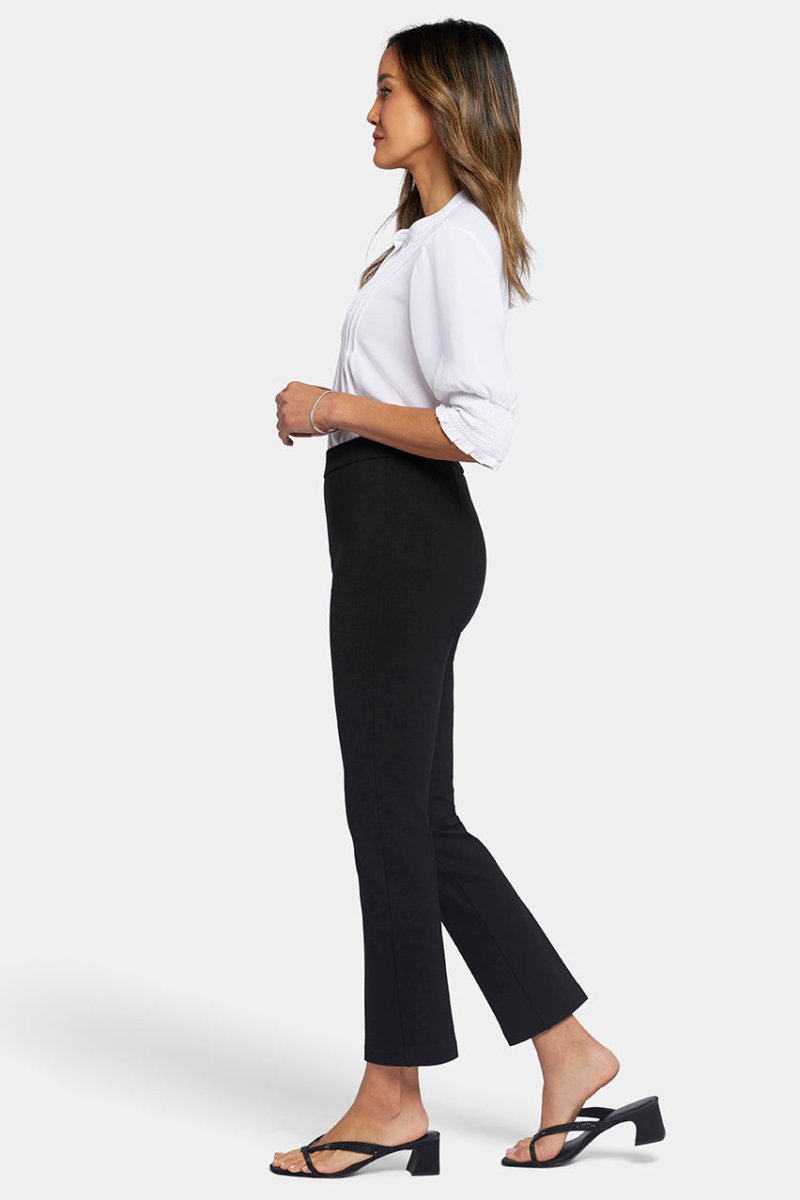 Pull-On Straight Sculpt-Her™ Ankle Trouser | Black | Pants | NYDJ