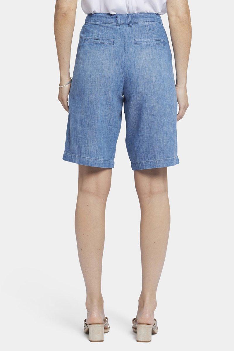 Relaxed Denim Bermuda Shorts With High Rise | Corfu | Shorts | NYDJ