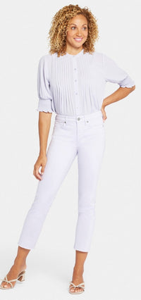 Sheri Slim Ankle Jeans Frayed Hems | Fairytale | Pants | NYDJ