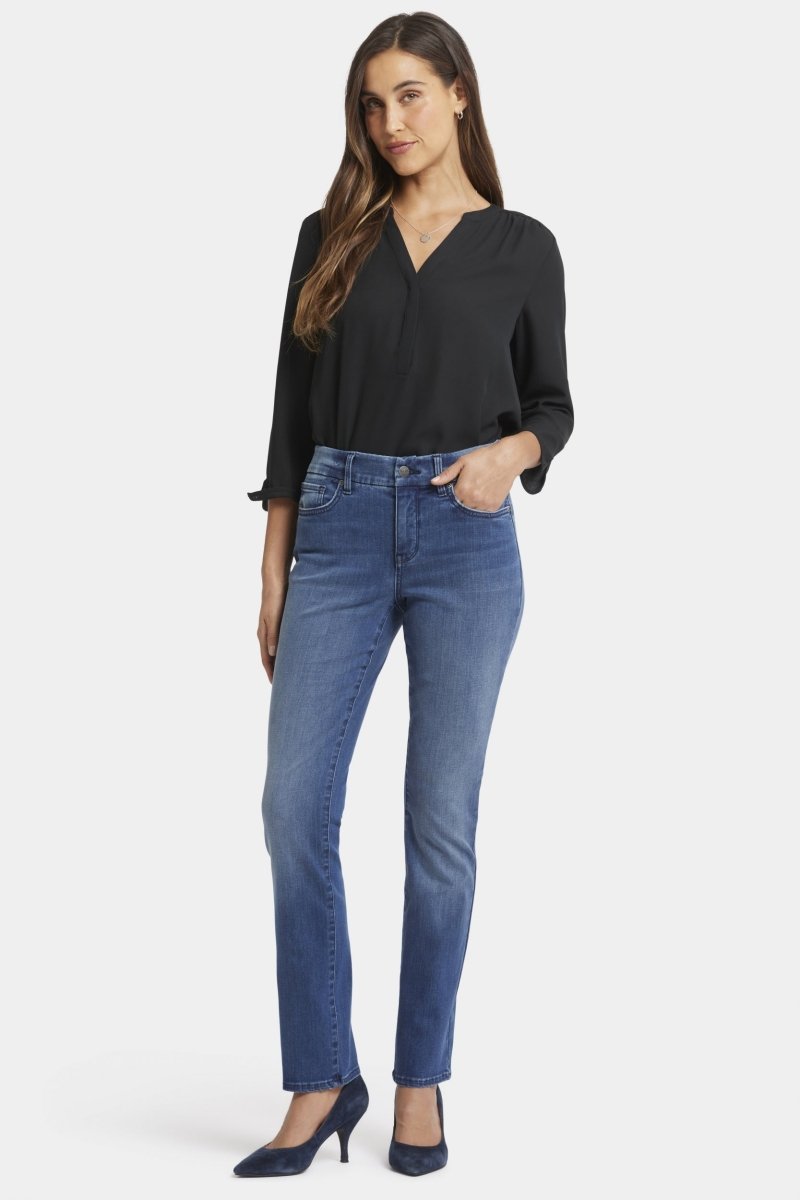 Sheri Slim Jeans Dark Blue Waist-Match™ Denim | Cascade Wave - NYDJ