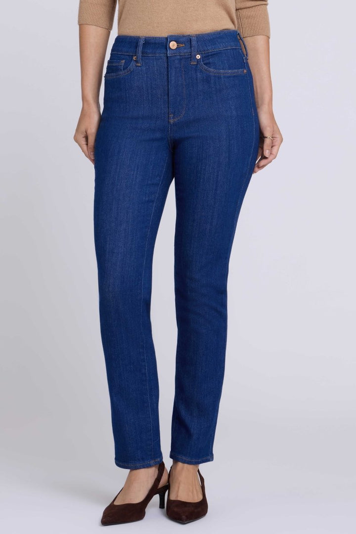 Sheri Slim Straight Jeans | Blue Rinse - NYDJ