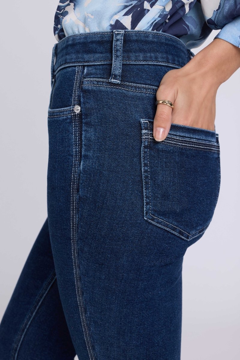 Sheri Slim Straight Jeans | Dark Stone - NYDJ