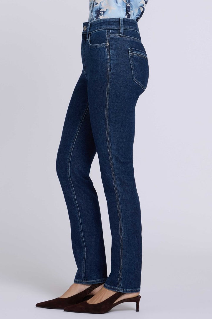 Sheri Slim Straight Jeans | Dark Stone - NYDJ