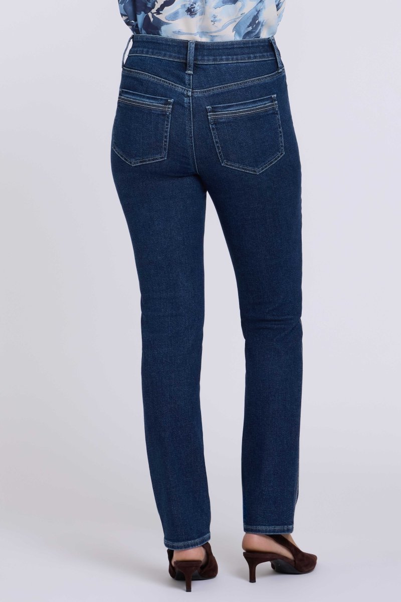 Sheri Slim Straight Jeans | Dark Stone - NYDJ