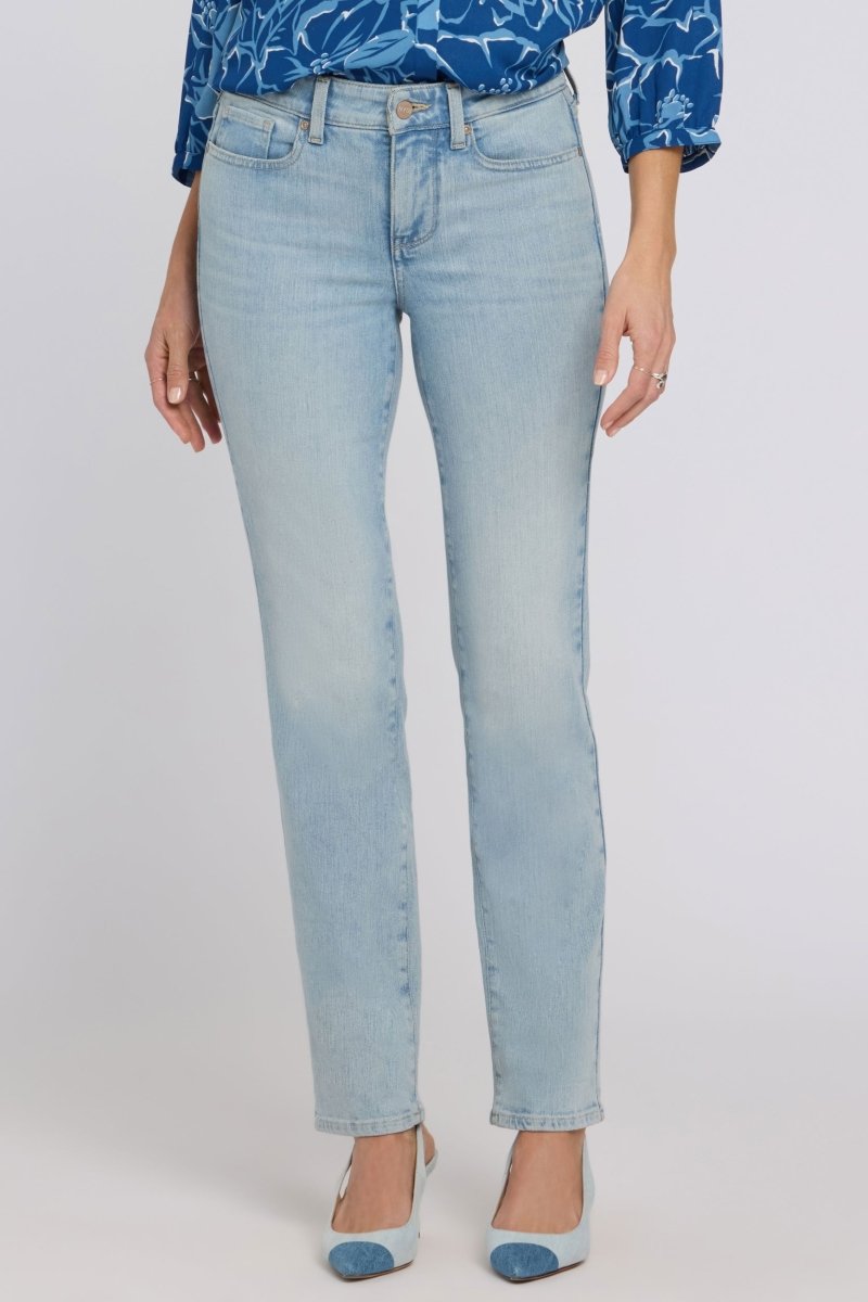 Sheri Slim Straight Jeans In Re-New Denim | Keys View | Denim | NYDJ