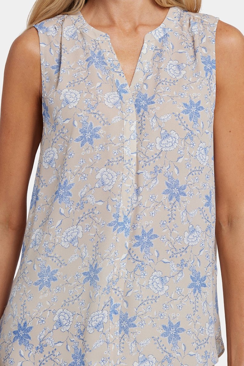 Sleeveless Pintuck Blouse | Antonia | Top | NYDJ