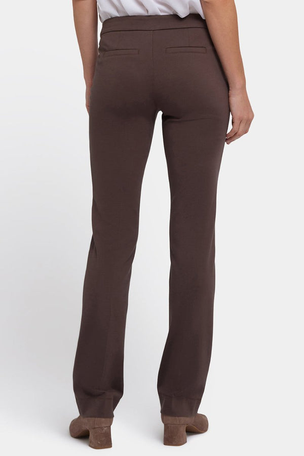 Slim Pants in Ponte Knit | Coffee Bean | Pants | NYDJ