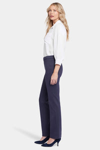 Slim Pants in Ponte Knit | Oxford Navy | Pants | NYDJ
