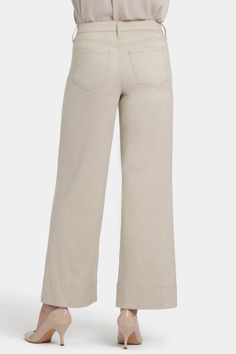 Teresa Wide Leg Ankle Jeans | Feather | Pants | NYDJ