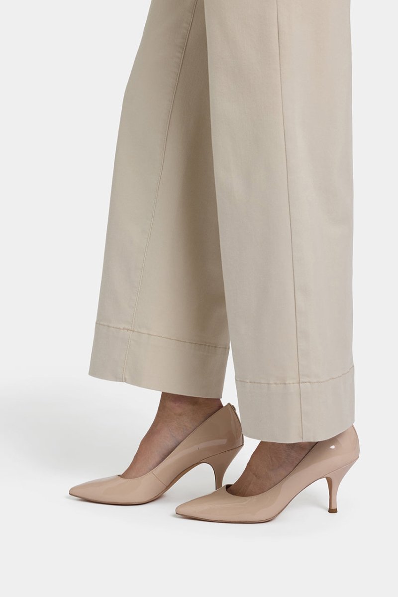 Teresa Wide Leg Ankle Jeans | Feather | Pants | NYDJ