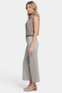 Teresa Wide Leg Ankle Jeans | Hidden Lodge Stripe | Pants | NYDJ