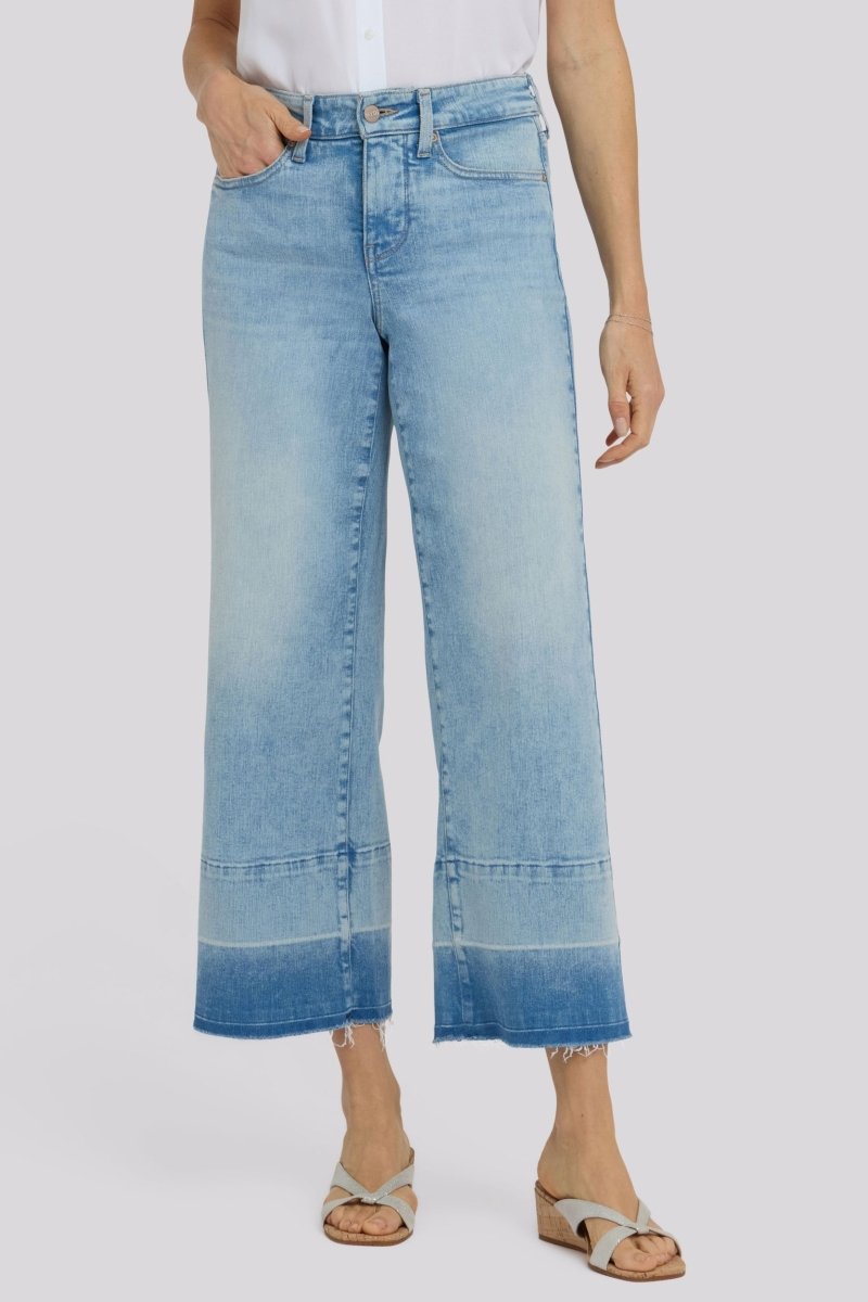 Teresa Wide Leg Ankle Jeans In Re - New™ Denim | Oasis Sand - NYDJ
