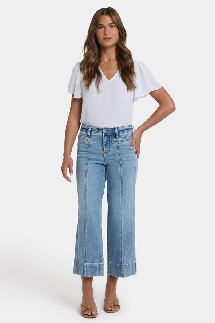 Teresa Wide Leg Ankle Jeans | Mist Springs | Denim | NYDJ