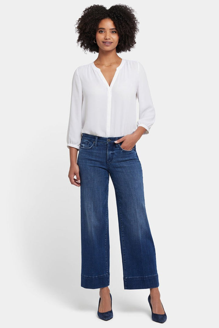 Teresa Wide Leg Ankle Jeans | Moonlight | Denim | NYDJ