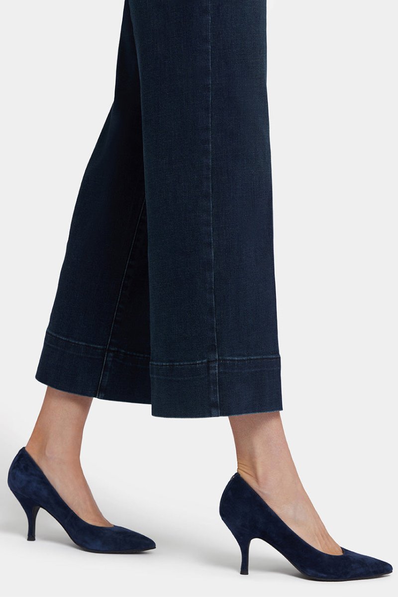 Teresa Wide Leg Ankle Jeans | Obsidian Blue | Denim | NYDJ
