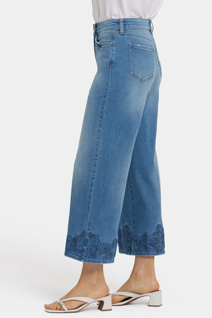 Teresa Wide Leg Ankle Jeans | Port Sea | Denim | NYDJ