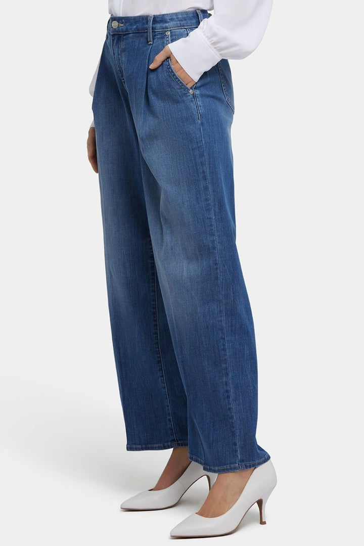 Teresa Wide Leg Ankle Jeans | Romantic Indigo | Pants | NYDJ
