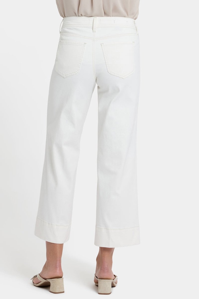 Teresa Wide Leg Ankle Jeans | Vintage White | Denim | NYDJ