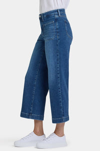 Teresa Wide Leg Ankle | Opera Blue | Denim | NYDJ