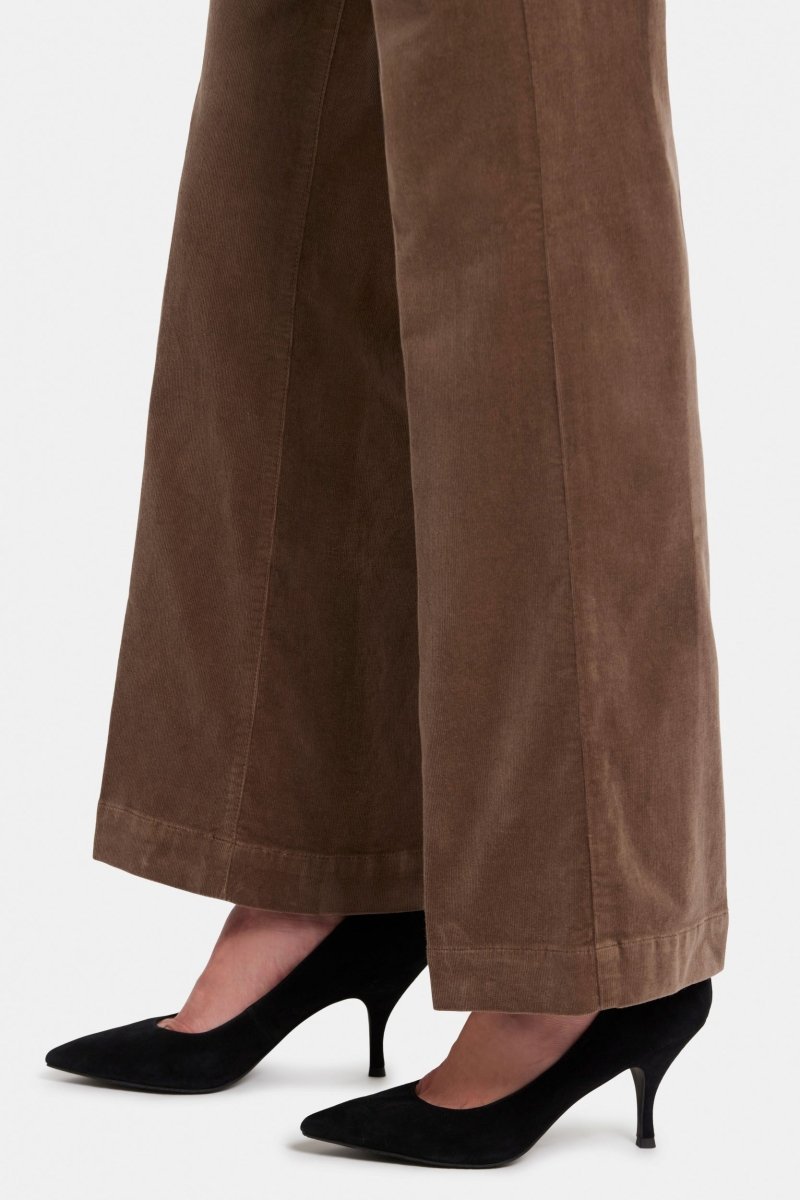 Teresa Wide Leg Corduroy Trouser | Elmwood | Non Denim | NYDJ