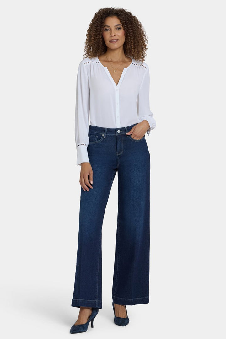 Teresa Wide Leg Jeans | Midnight Breeze | Denim | NYDJ