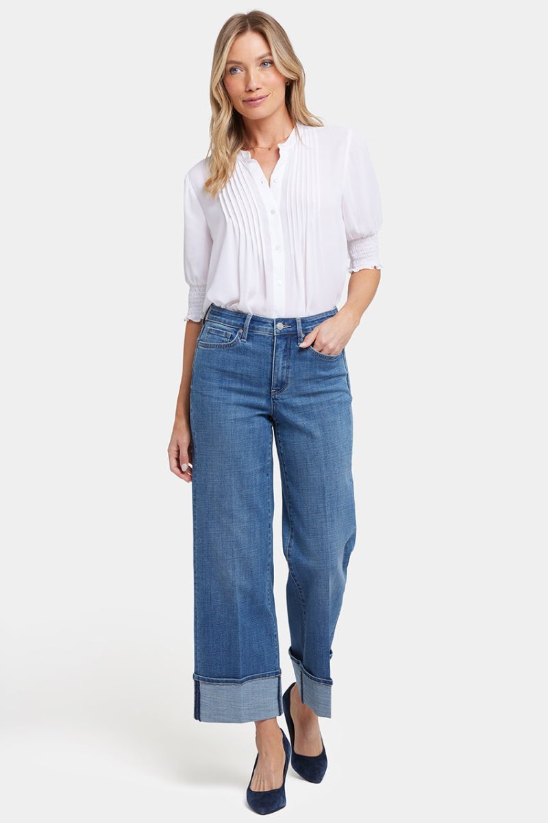 Teresa Wide Leg Jeans | Stillwater Lake | Denim | NYDJ