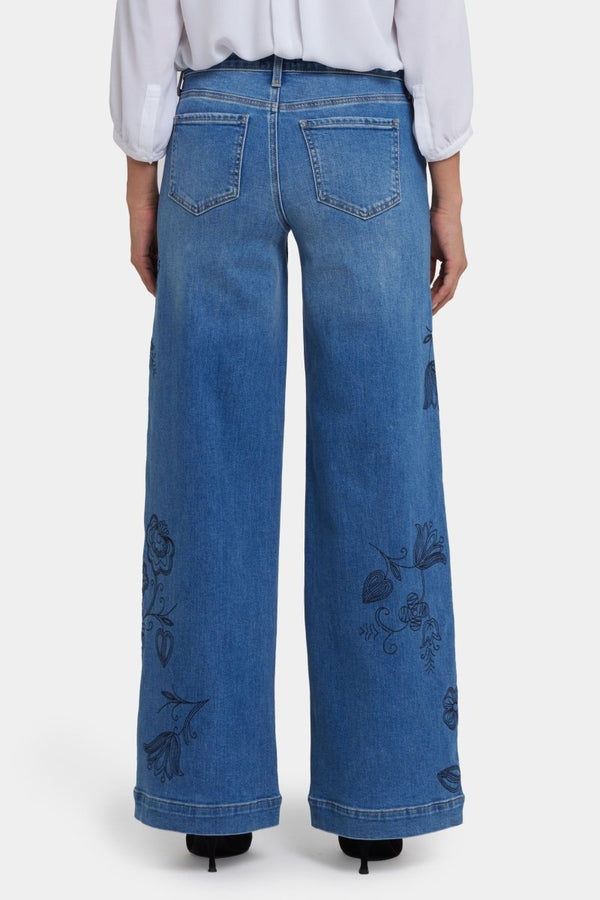 Teresa Wide Leg Jeans | Water Canyon | Denim | NYDJ