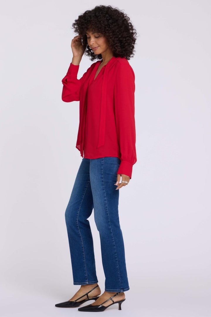 Tie-Neck Blouse | Passion - NYDJ