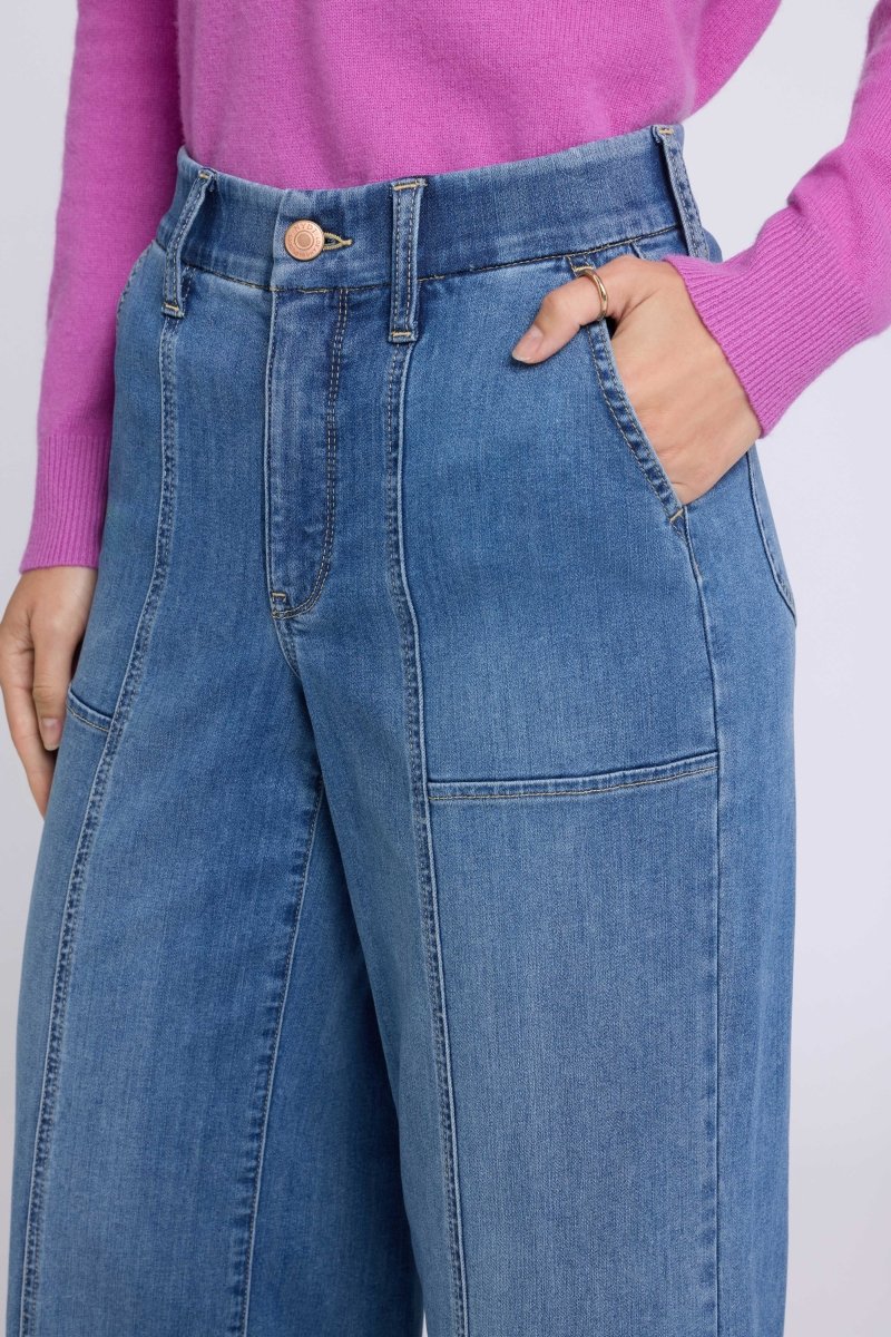 Waist-Match™ Simone Wide Leg Jeans With High Rise | Redwood - NYDJ