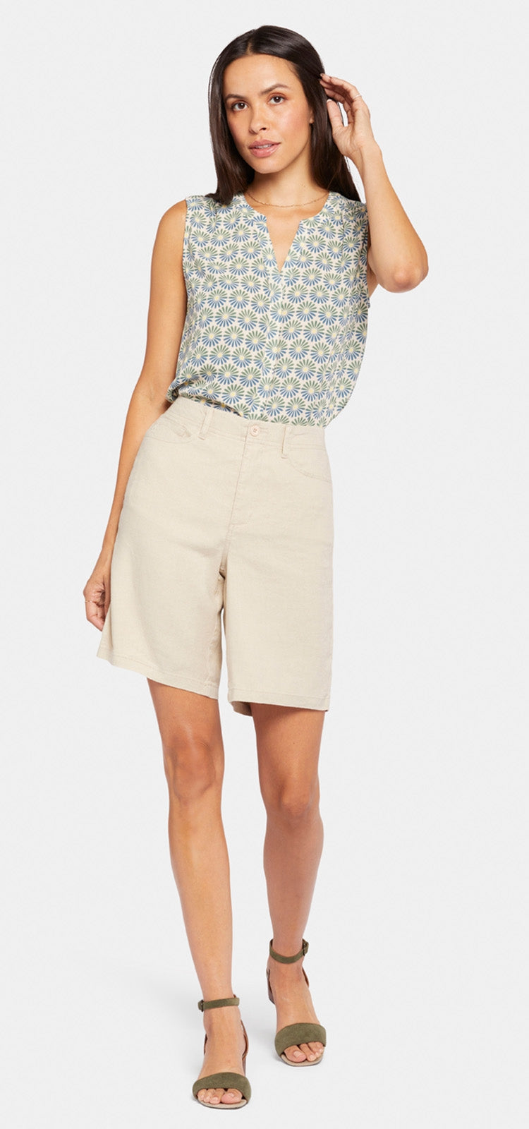 Bermudas 2024 beige mujer