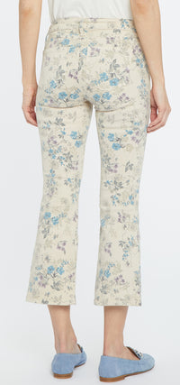 Fiona Slim Flared Ankle Jeans Flower Print Premium Denim | Idlewild | Denim | NYDJ