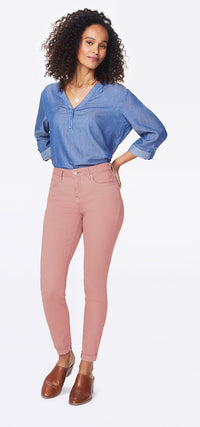 Ami Skinny Ankle Jeans Pink Premium Denim | Pueblo Rose | Non Denim | NYDJ