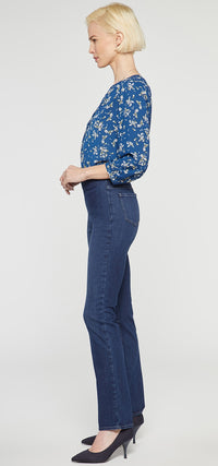 Marilyn Straight Pull-On Jeans Dark Blue SpanSpring™ Denim | Blue Star | Denim | NYDJ