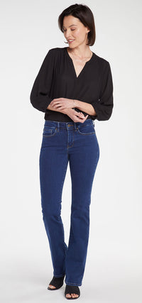 Barbara Bootcut Jeans Medium Blue Premium Denim (Tall) | Quinn | Denim | NYDJ