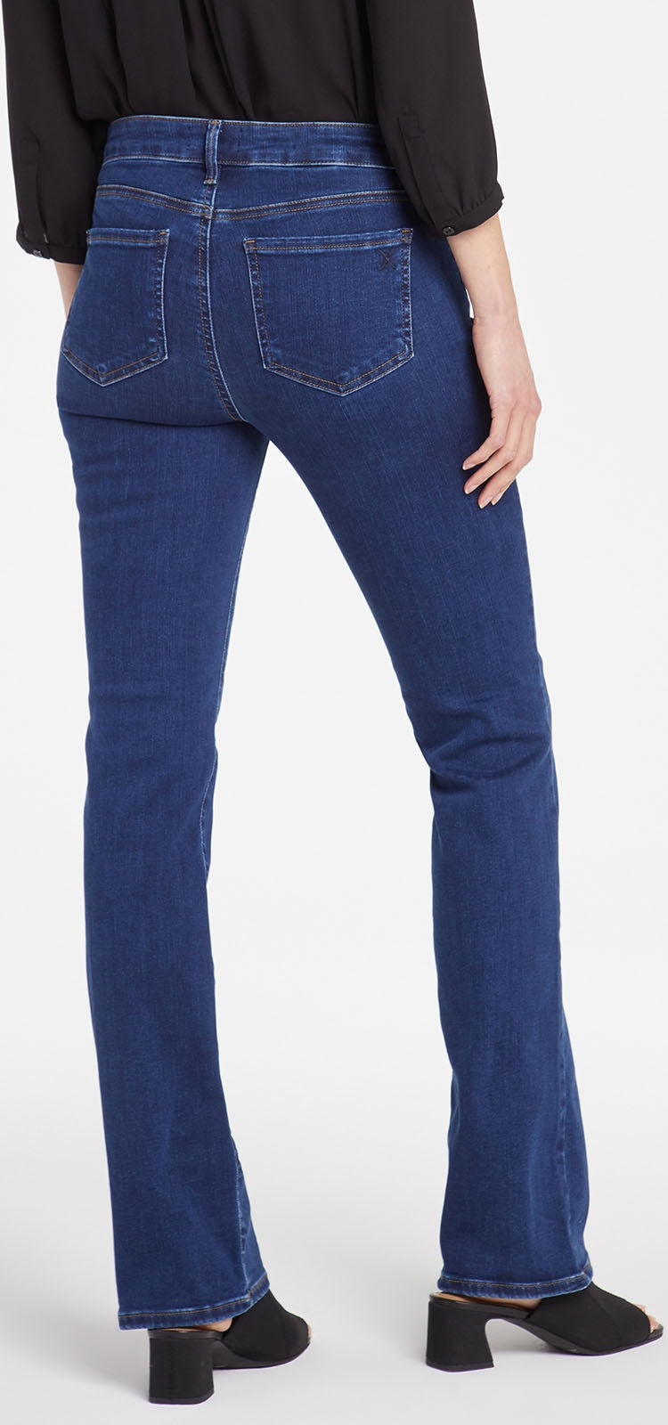 Barbara Bootcut Jeans Medium Blue Premium Denim (Tall) | Quinn | Denim | NYDJ