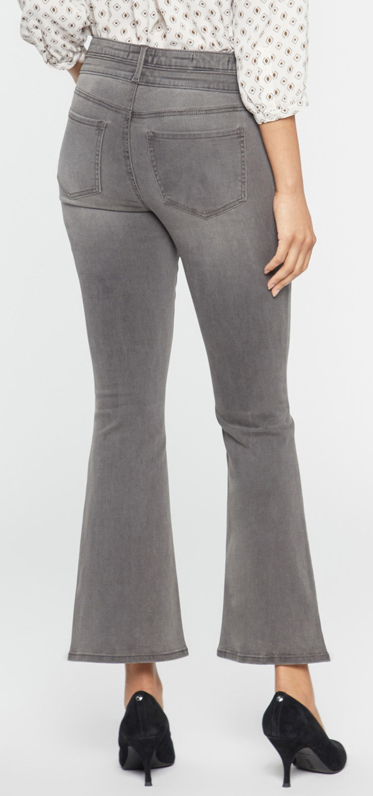 High Rise Ava Flare Jeans Grey | Smokey Mountain | Pants | NYDJ