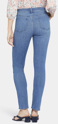 Seamless Sheri Slim Jeans Medium Blue Premium Denim | Stunning | Pants | NYDJ