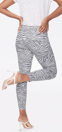 Ami Skinny Jeans Printed Premium Denim | Kenya Zebra | Non Denim | NYDJ