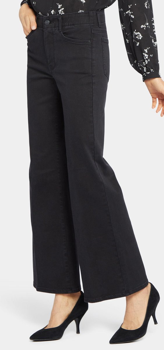 Major Wide Leg Jeans Black Waist-Match™ Denim | Vintage Black | Pants | NYDJ
