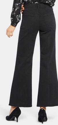 Major Wide Leg Jeans Black Waist-Match™ Denim | Vintage Black | Pants | NYDJ