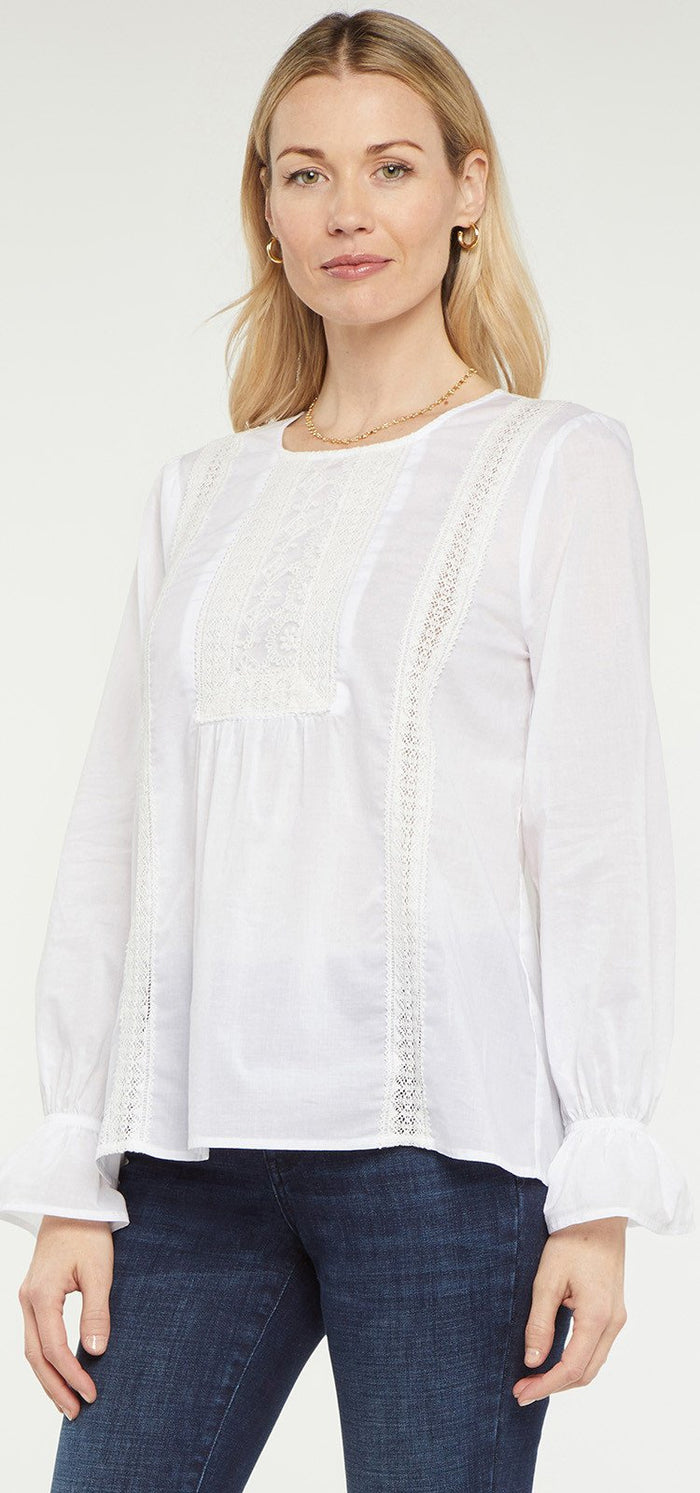 Victoria Blouse Optic White | Optic White | Blouse | NYDJ